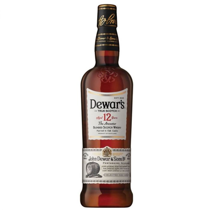 Whisky Dewar's 12 anos 750ml