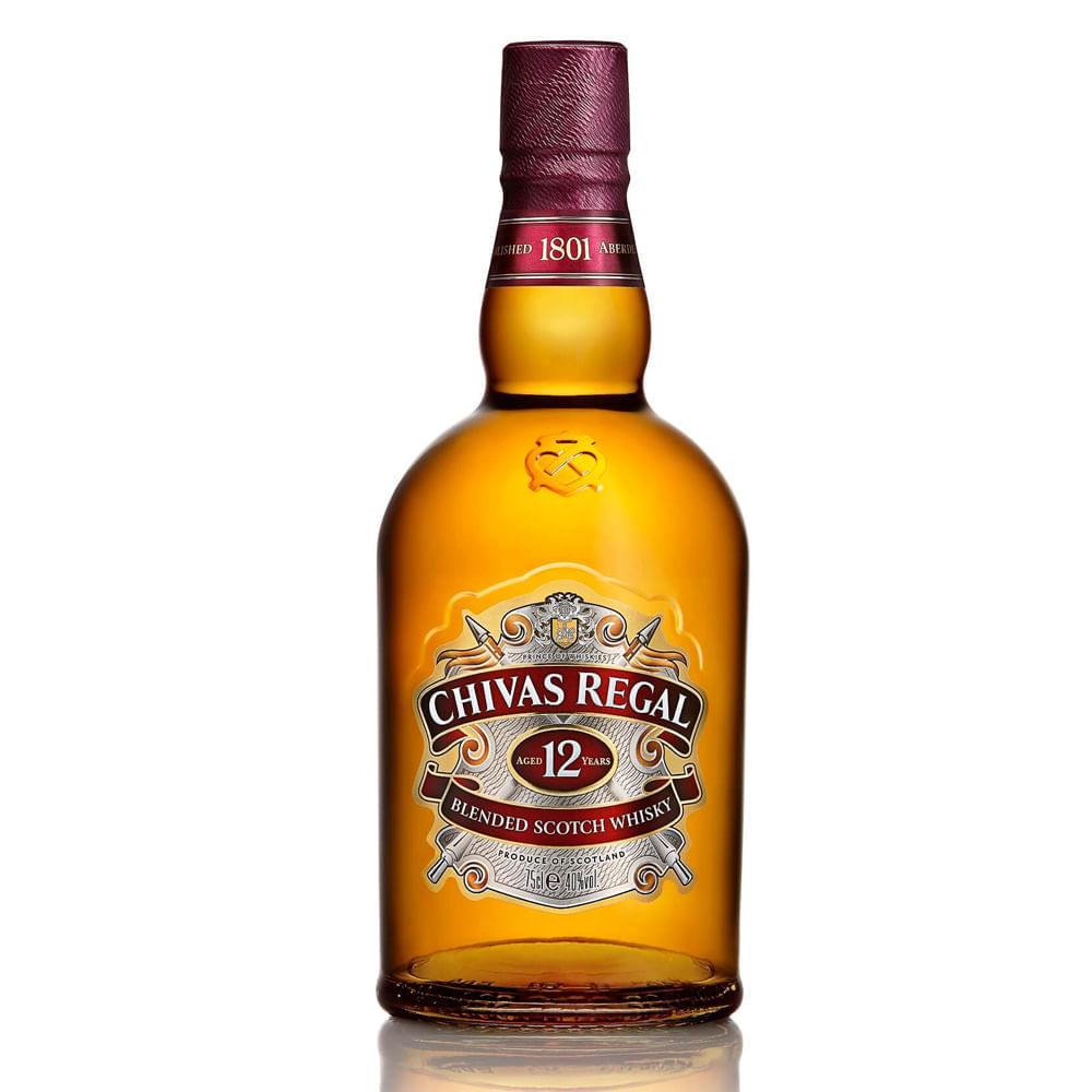 Whisky Chivas Regal Escocês 12 Anos 750ml