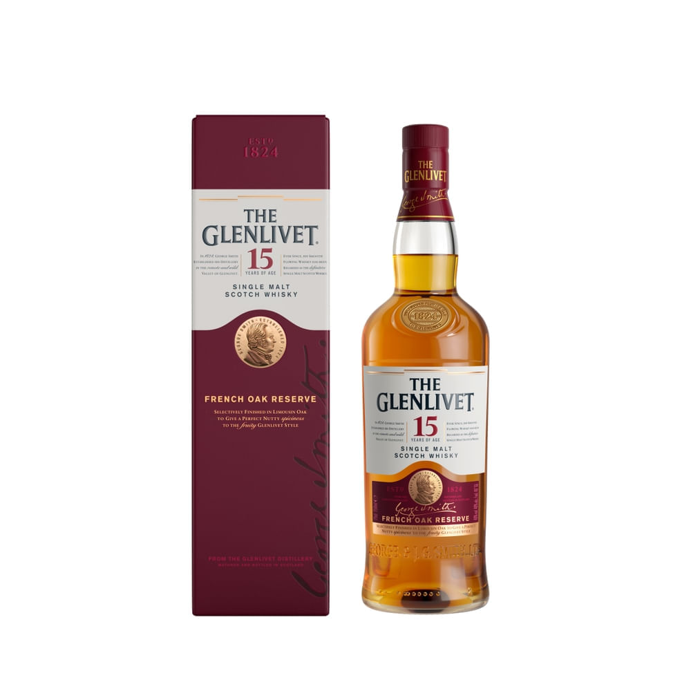 Whisky 15 Years The Glenlivet 750ml