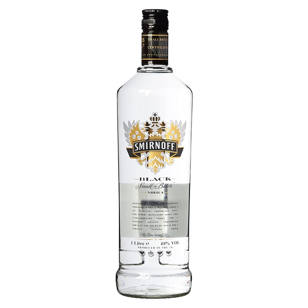 Vodka Black Smirnoff 1L