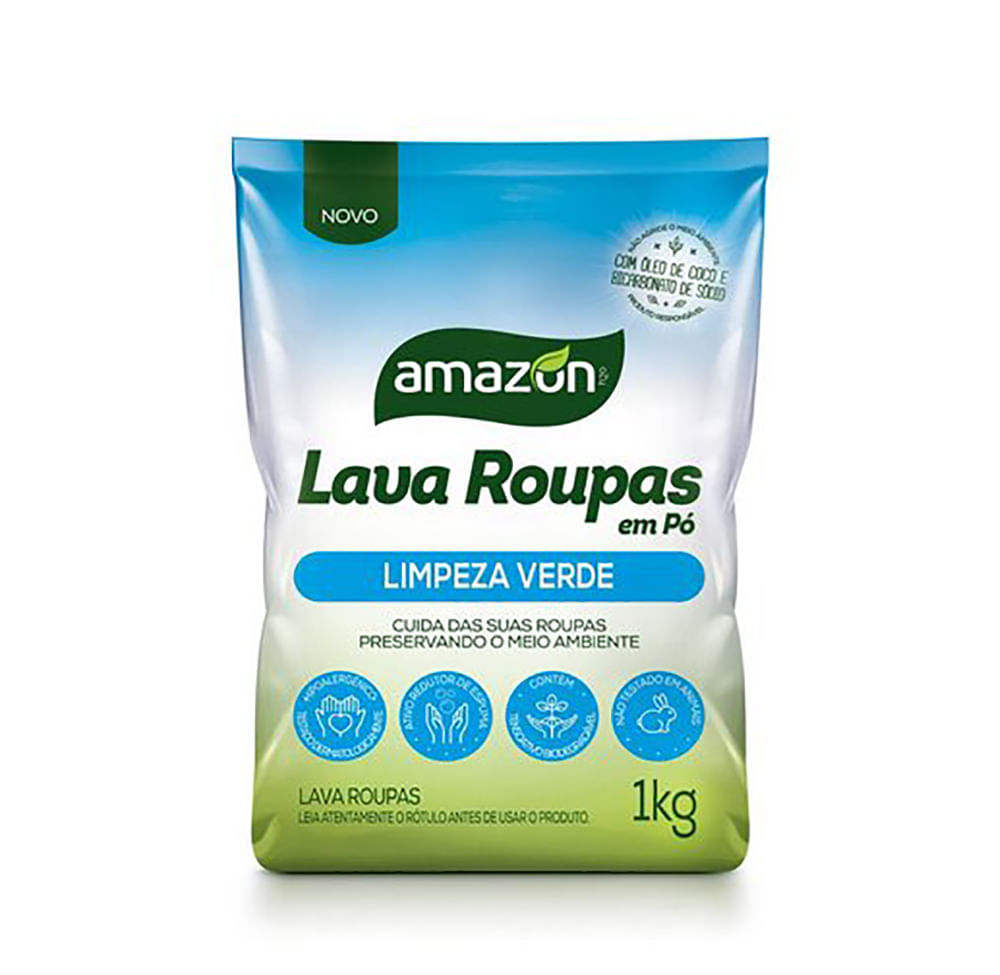 Lava Roupa em Pó Amazon 1kg