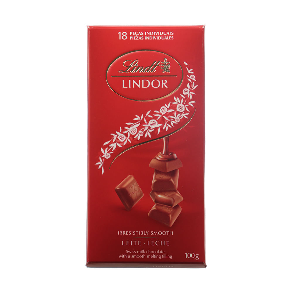 Chocolate Lindor Milk Lindt 100g Menor preço em Chocolate Lindor Milk Lindt 100g