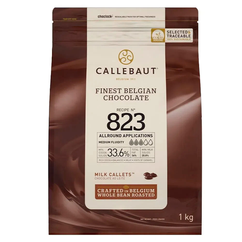 Gotas de Chocolate 33,6% Callebaut 1Kg