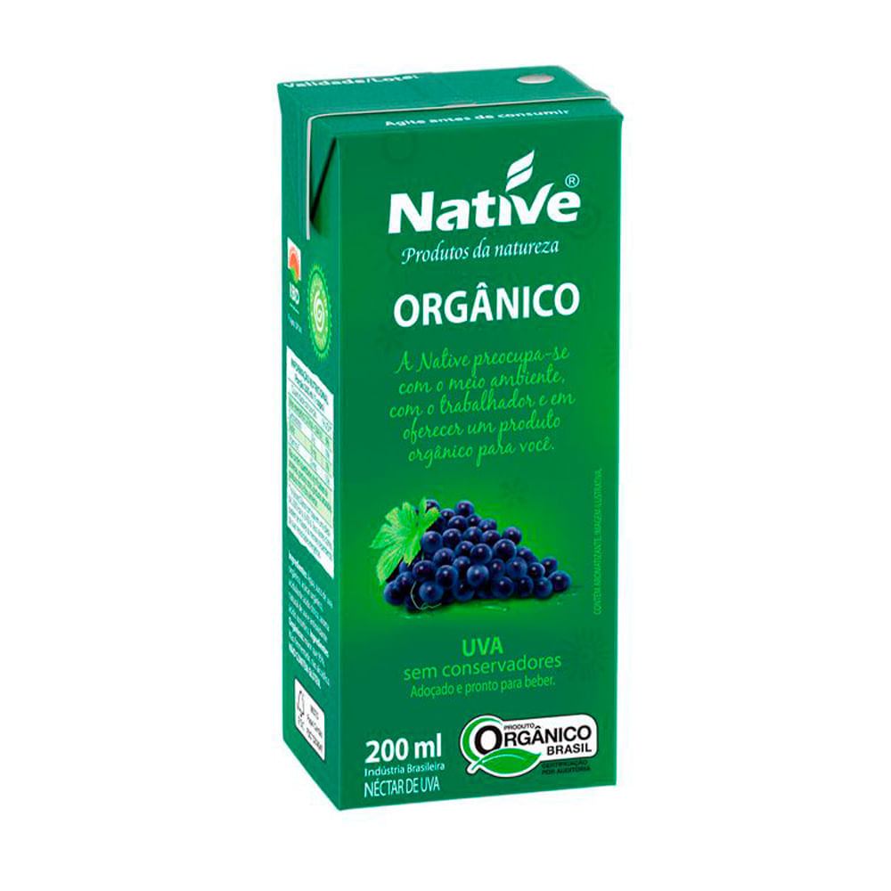 Suco de Uva Orgânico Native 200ml