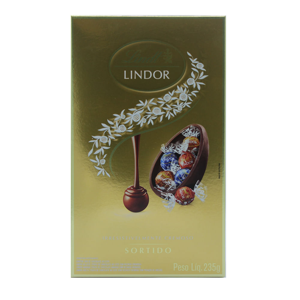 Ovo de Chocolate ao Leite Sortido Lindt 235g