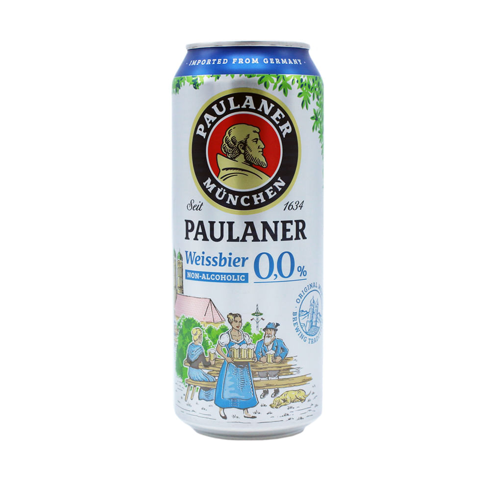 Cerveja Paulaner Weissbier Sem Álcool 500ml