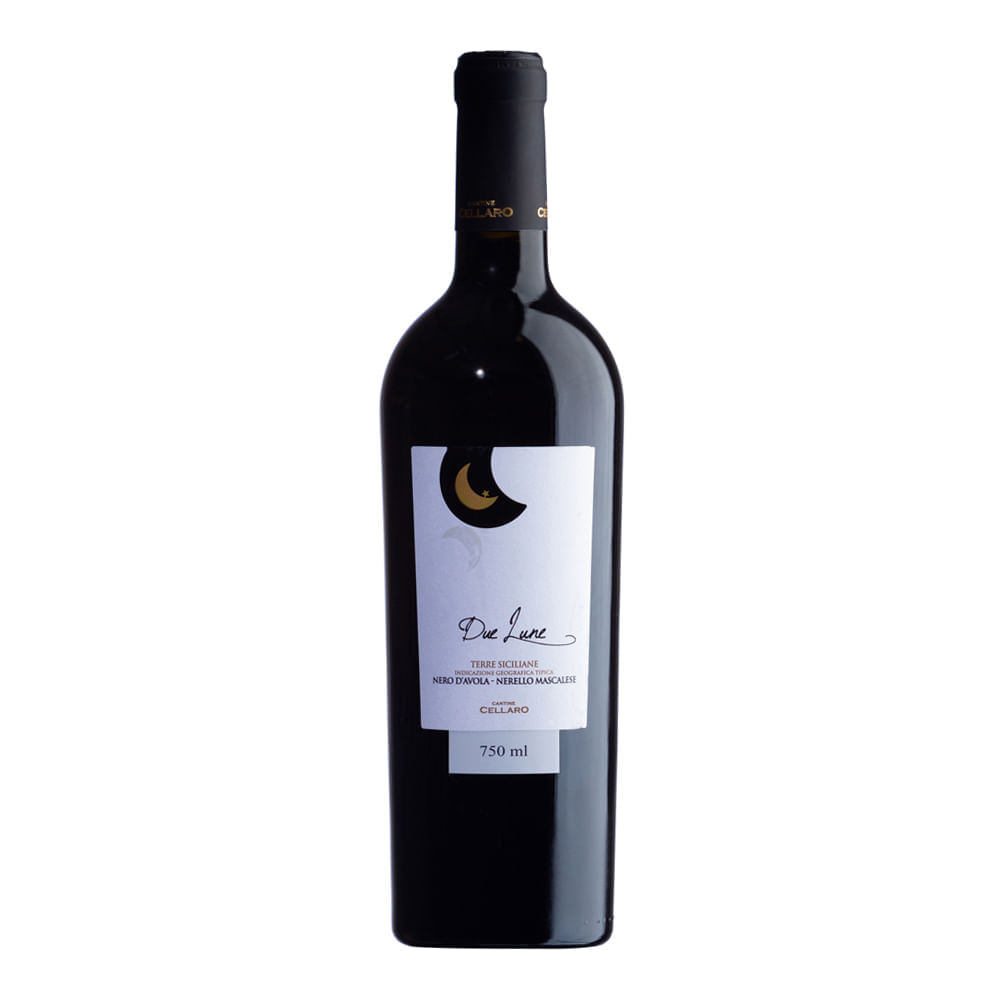Vinho Tinto Due Lune Nerello Mascalese Nero D'Avola IGT 750ml
