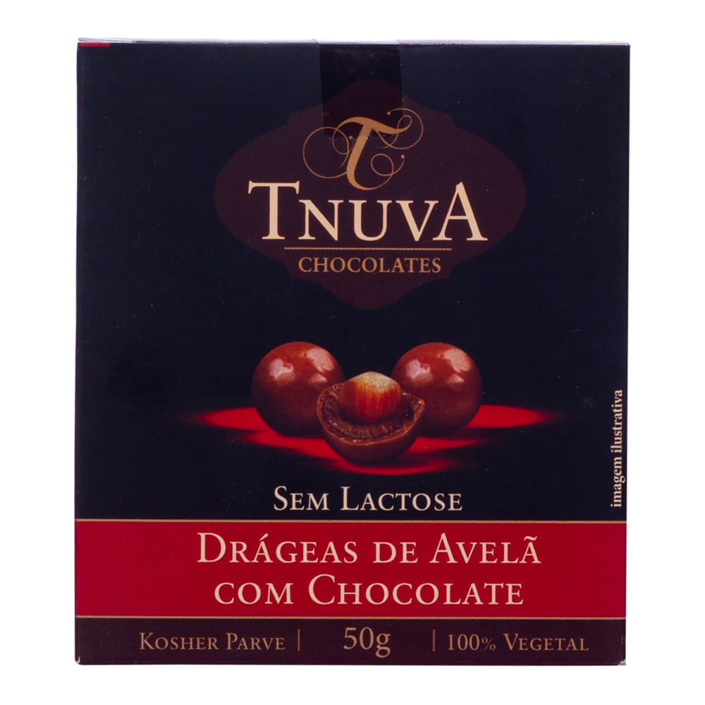 Chocolate Drágeas Tnuva Avelã 50g