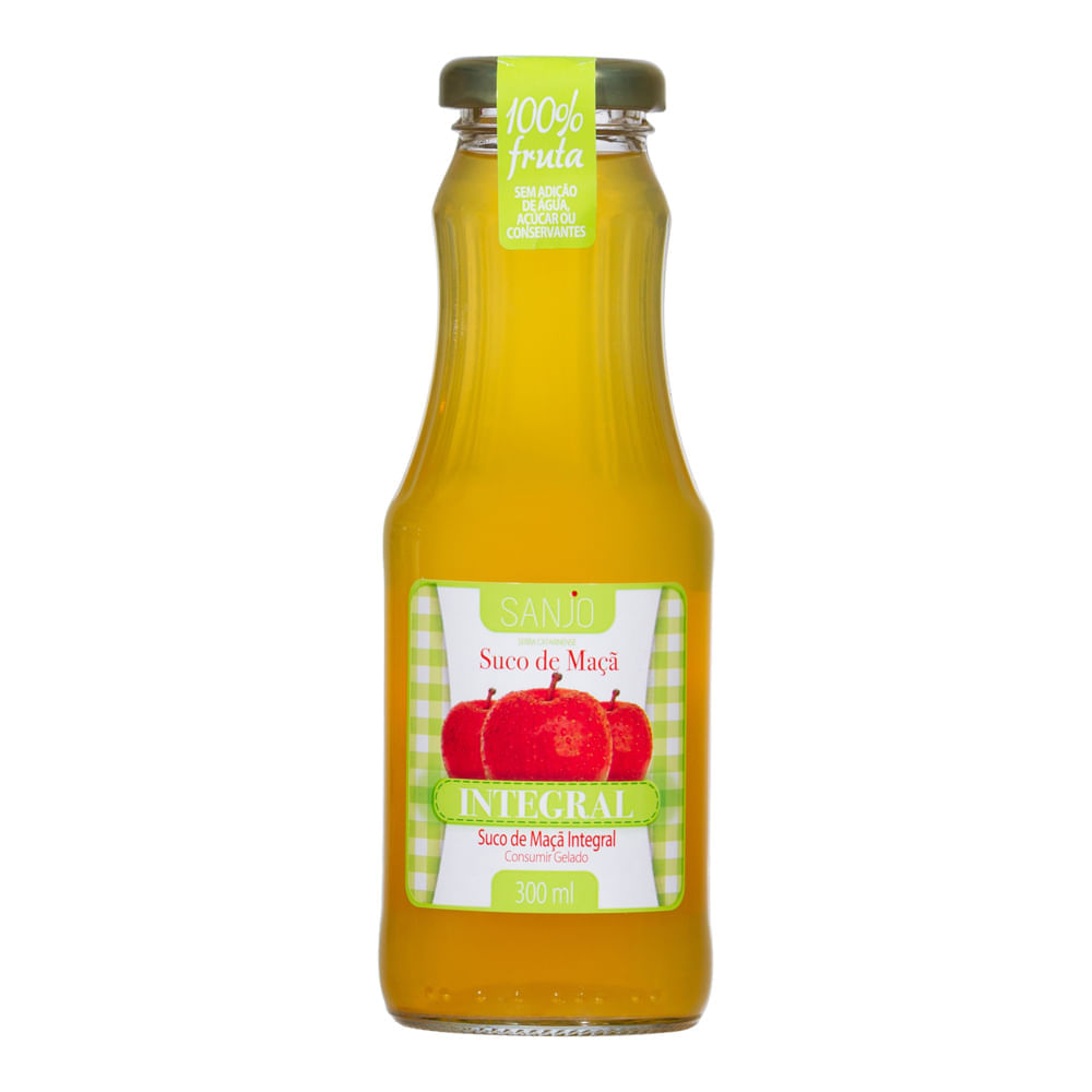 Suco Integral de Maçã Sanjo 300ml