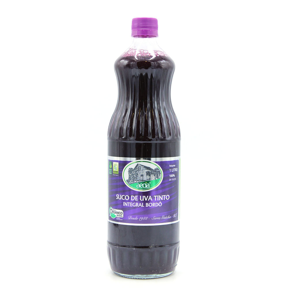 Suco de Uva Tinto Integral Aecia 1L