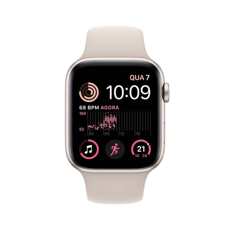 Smartwatch Apple Watch Se 44mm - Branco/prata