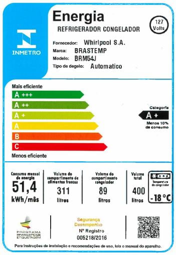 Brastemp_Geladeira_BRM54JB_Selo_Inmetro_127v