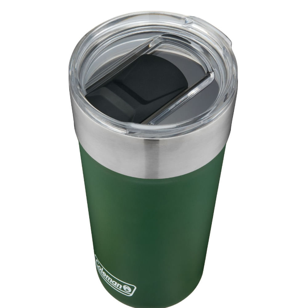 Copo Térmico com Tampa 600ml Verde Coleman