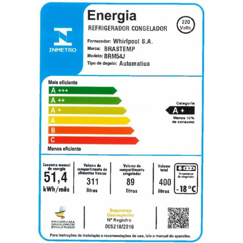 refrigerador-brastemp-brm54jk-selo-inmetro-220v