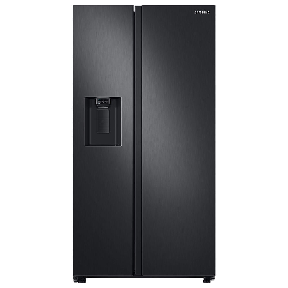 Geladeira Samsung RS60 Side by Side com All Around Cooling e SpaceMax 602L Black Inox Look Menor preço em Geladeira Samsung RS60 Side by Side com All Around Cooling e SpaceMax 602L Black Inox Look