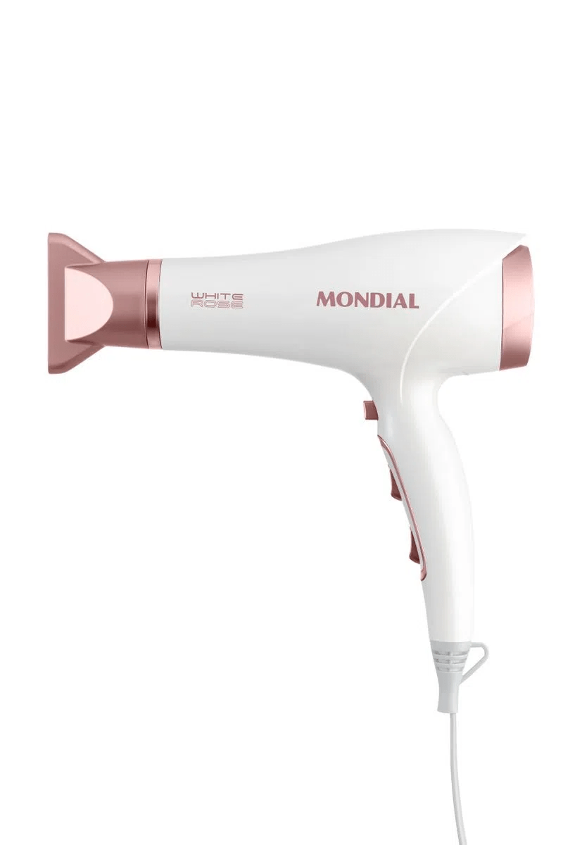 Secador de Cabelos Mondial 2000W SCN-50 White Rosê