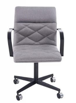 Cadeira Office Billy Cinza Base Preta 97cm - 61297