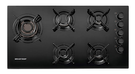 Cooktop 5 bocas Brastemp com quadrichama e acendimento automático - Outlet - BDD85AE_OUT