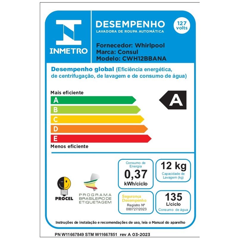 Consul_Lavadora_CWH12BB_Selo_Digital_Inmetro_127v