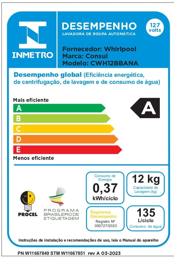 Consul_Lavadora_CWH12BB_Selo_Digital_Inmetro_127v