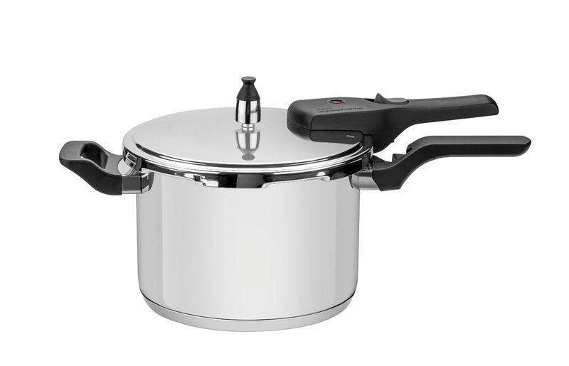 Panela de Pressão Aço Inox 4,5 litros Brava Tramontina