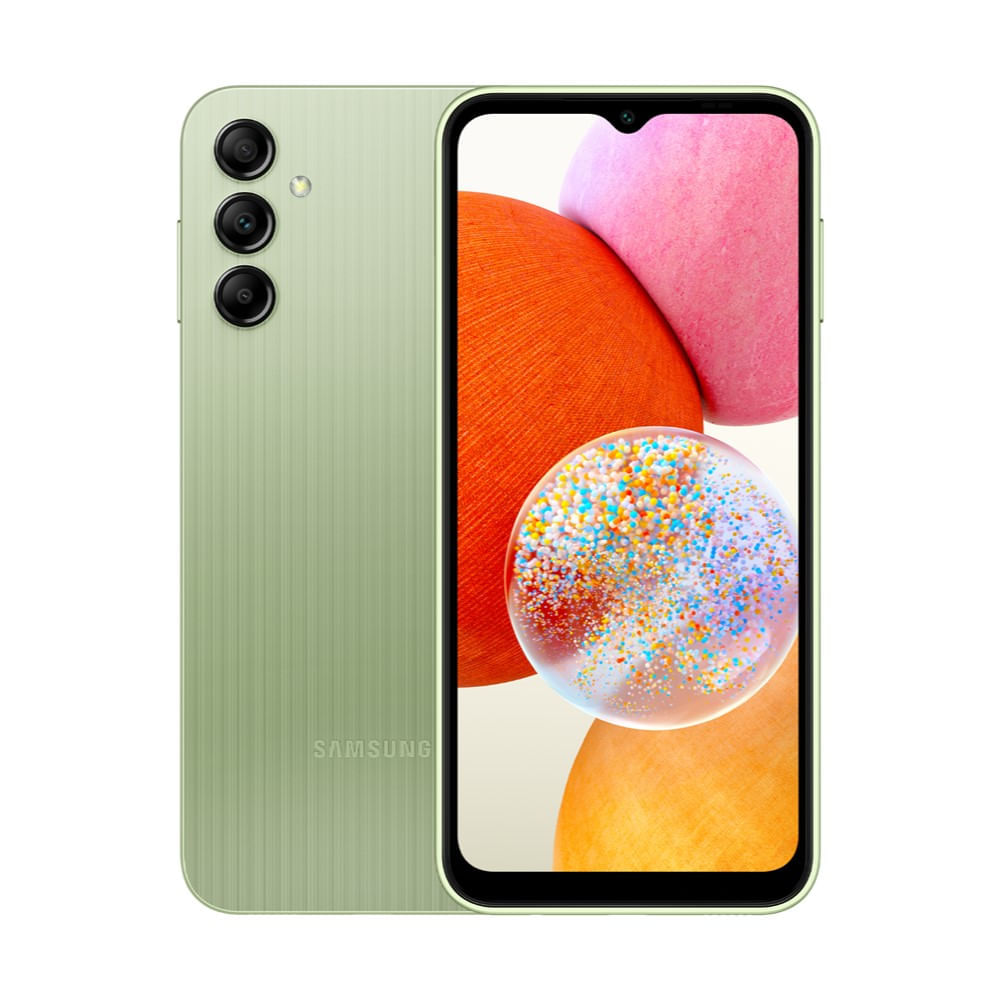 Smartphone Samsung Galaxy A14, 64GB, 4GB RAM, Tela Infinita de 6.6" Dual Chip