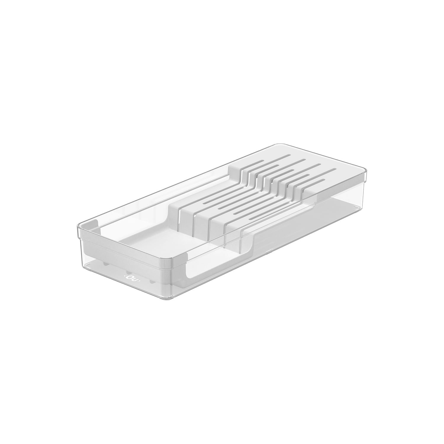 Organizador De Facas Clear 37,5 x 15 x 5,6 cm