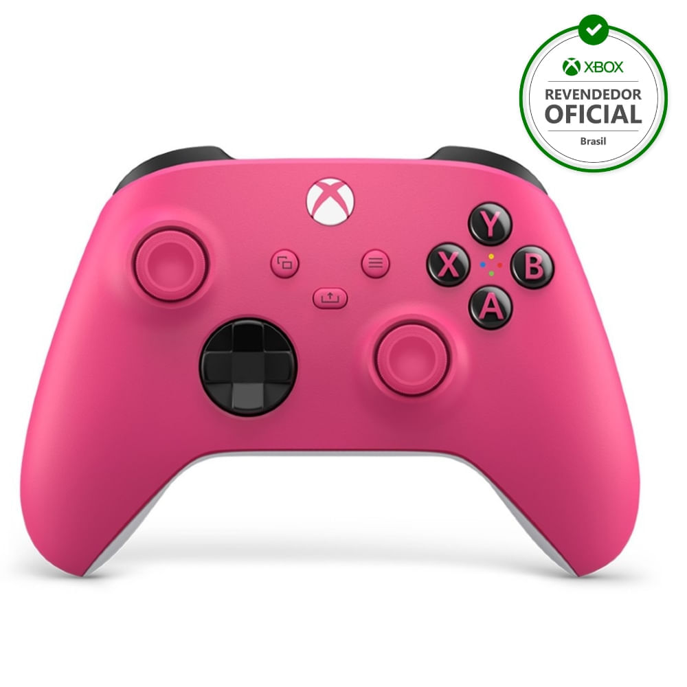 Controle sem fio Microsoft Xbox Series X/S Deep Pink - QAU-00082