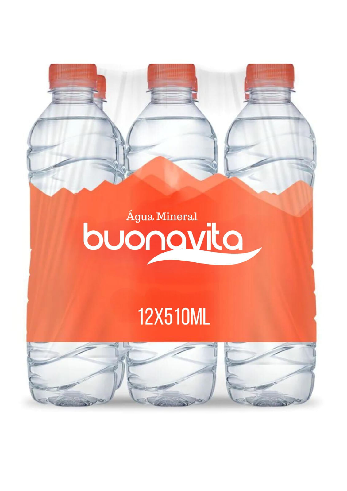 Agua Mineral Buona Vita Pack com 12 unid. 510ml