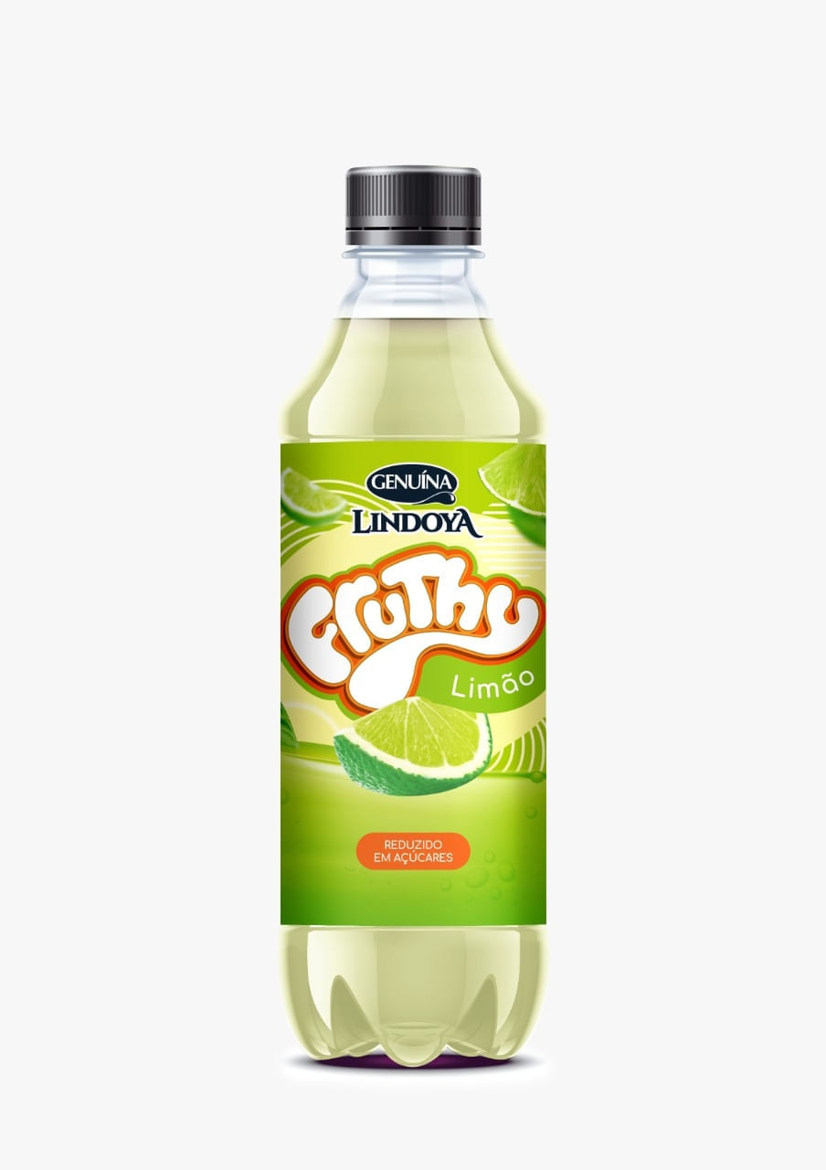 Bebidas de Fruta Fruthy Limão Pack com 12 unidades 400ml