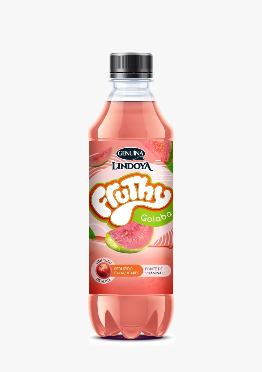 Bebidas de Fruta Fruthy Goiaba Pack com 12 unidades 400ml
