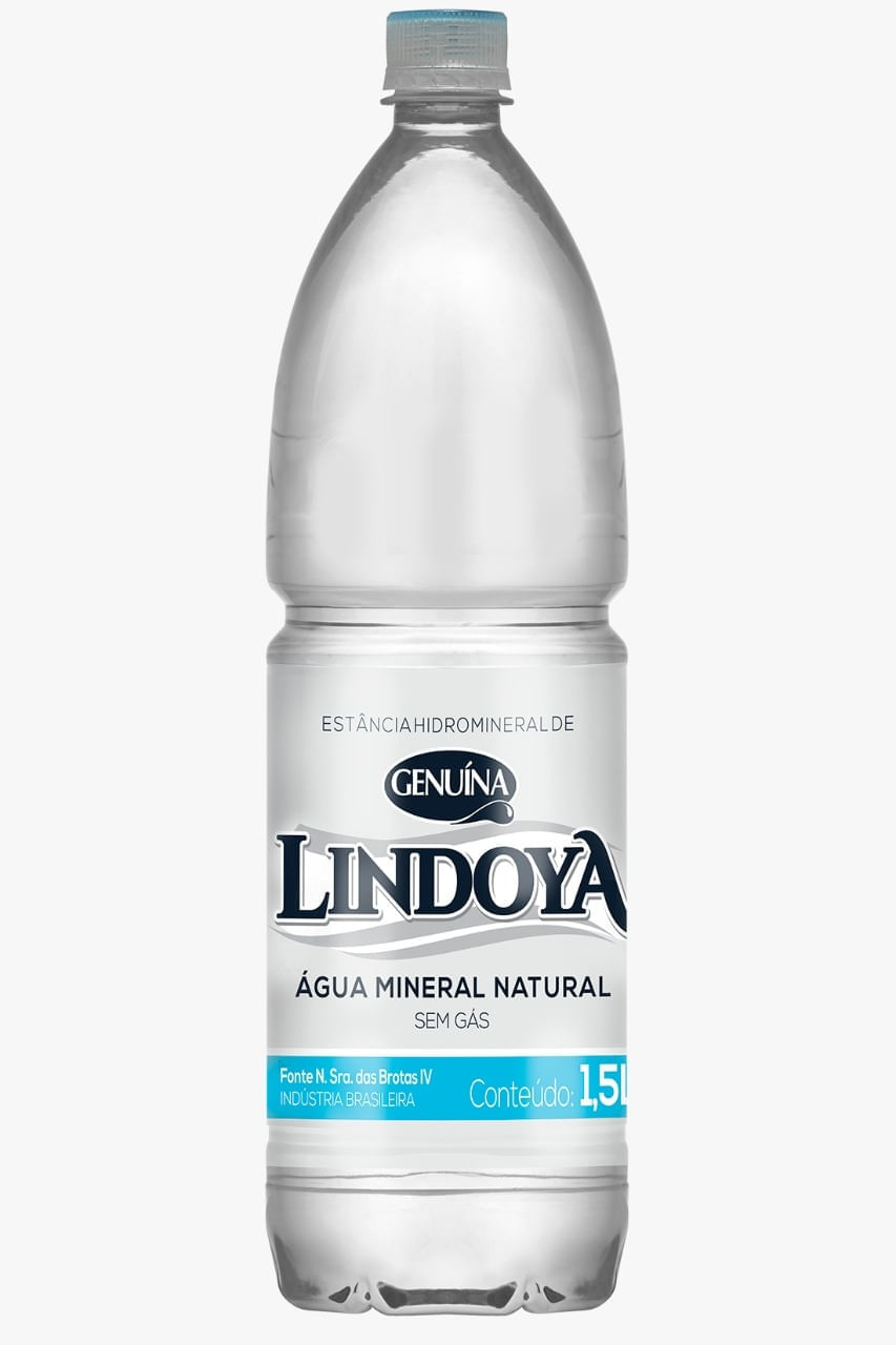 Agua Mineral Lindoya Genuína Sem Gás Pack com 6 unidades 1500ml