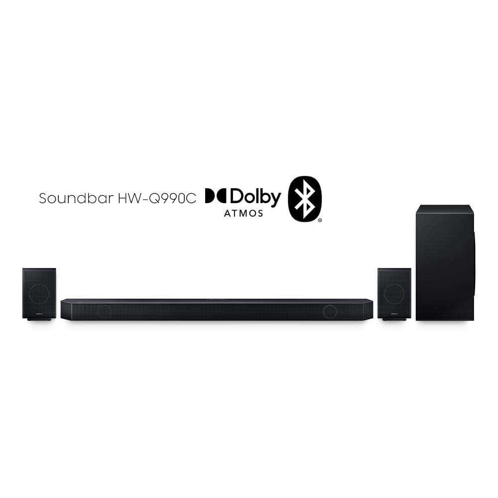Soundbar Samsung HW-Q990C,Wireless Dolby Atmos, Sincronia Sonora, Alexa integrado