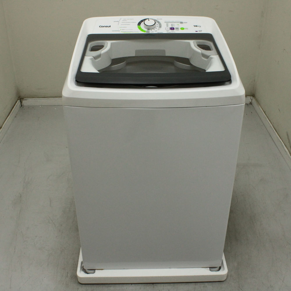 Máquina de Lavar Consul 14Kg branca com Dosagem Extra Econômica e Ciclo Edredom - CWH14ABBS1_WEXCELE_CG3162122