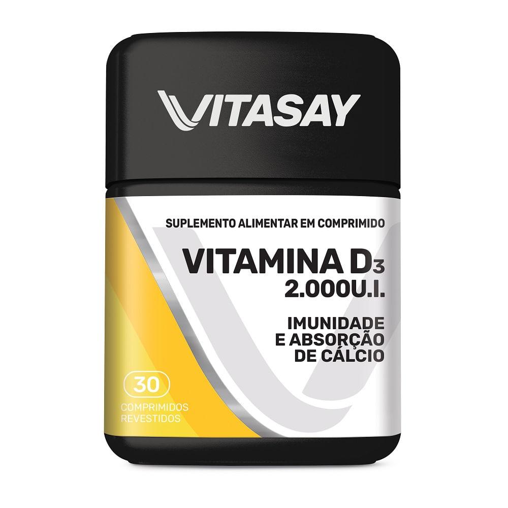 Suplemento Alimentar Vitasay Vitamina D 2.000U.I. 30 Comprimidos