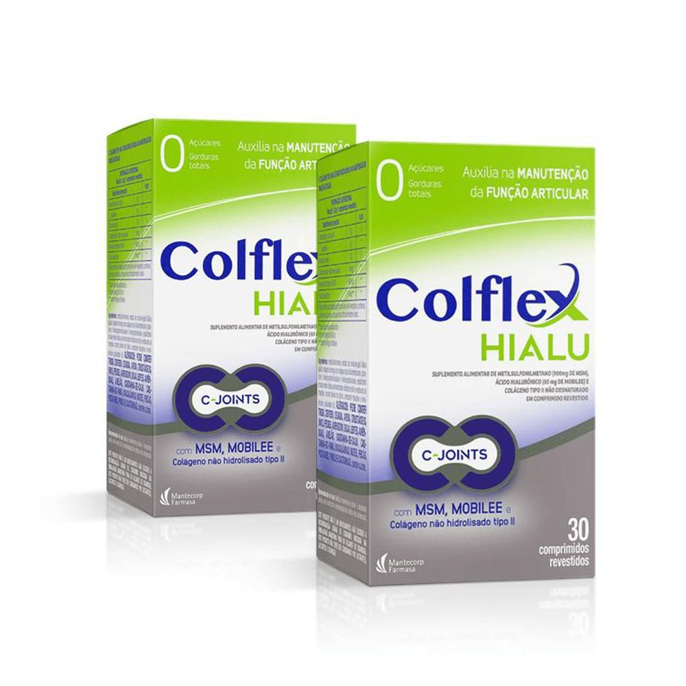 Kit c/ 02 Colflex Hialu Suplemento Alimentar 30 Caps.