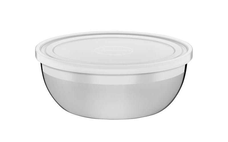 Pote Redondo Aço Inox Com Tampa 22 cm 2,9 L Tramontina