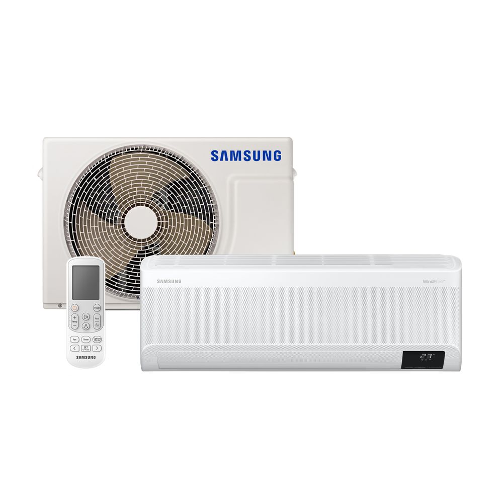 Ar Condicionado Split Inverter Samsung WindFree Connect S/ Vento Frio 9.000 BTUs 220V