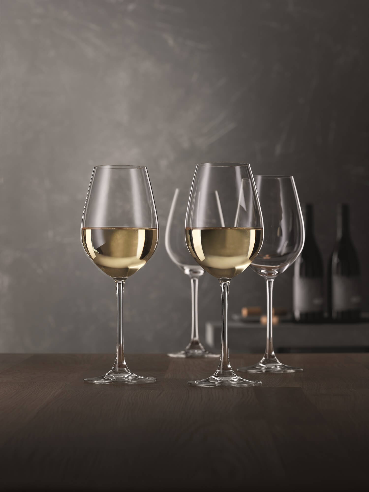 Conjunto de 4 Taças para Vinho Branco em Vidro Cristalino Salute Spiegelau