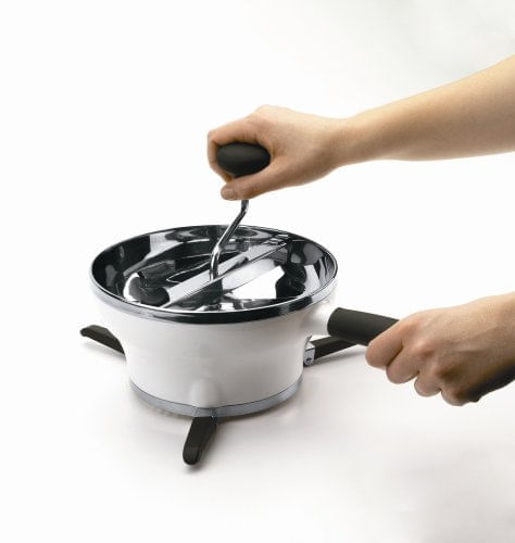 Passador de Vegetais em Aço Inox 2 Litros OXO Branco