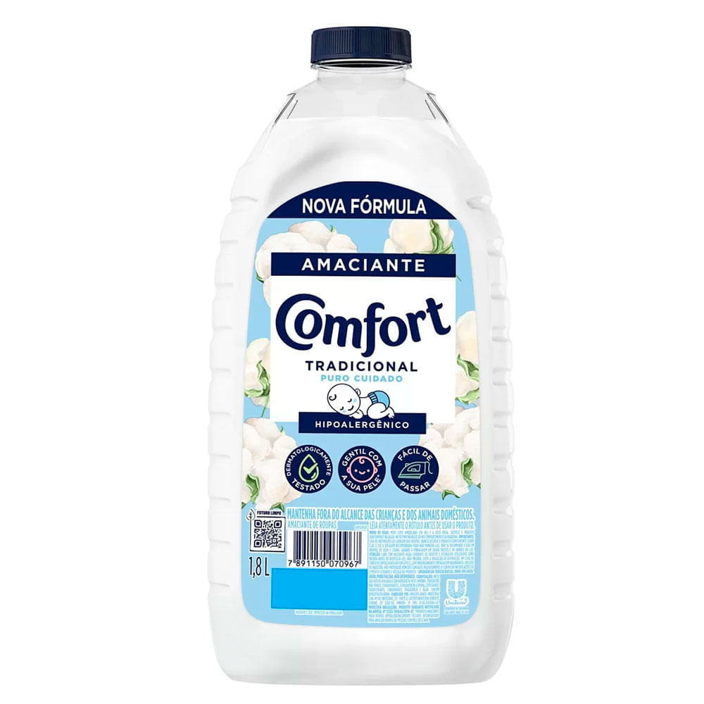 Amaciante Tradicional Puro Cuidado Comfort 1,8L