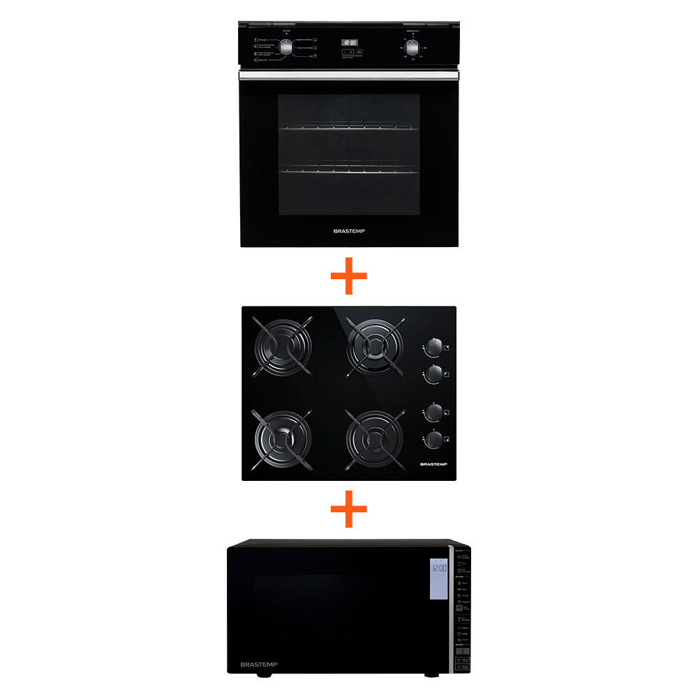 Combo Forno de embutir elétrico 84 litros - BOC84AE + Cooktop 4 bocas - BDD61AE + Micro-ondas 32 Litros - BMG45AE - (BOC8_BDD6_BMG4_CJ) Menor preço em Combo Forno de embutir elétrico 84 litros - BOC84AE + Cooktop 4 bocas - BDD61AE + Micro-ondas 32 Litros - BMG45AE - (BOC8_BDD6_BMG4_CJ)