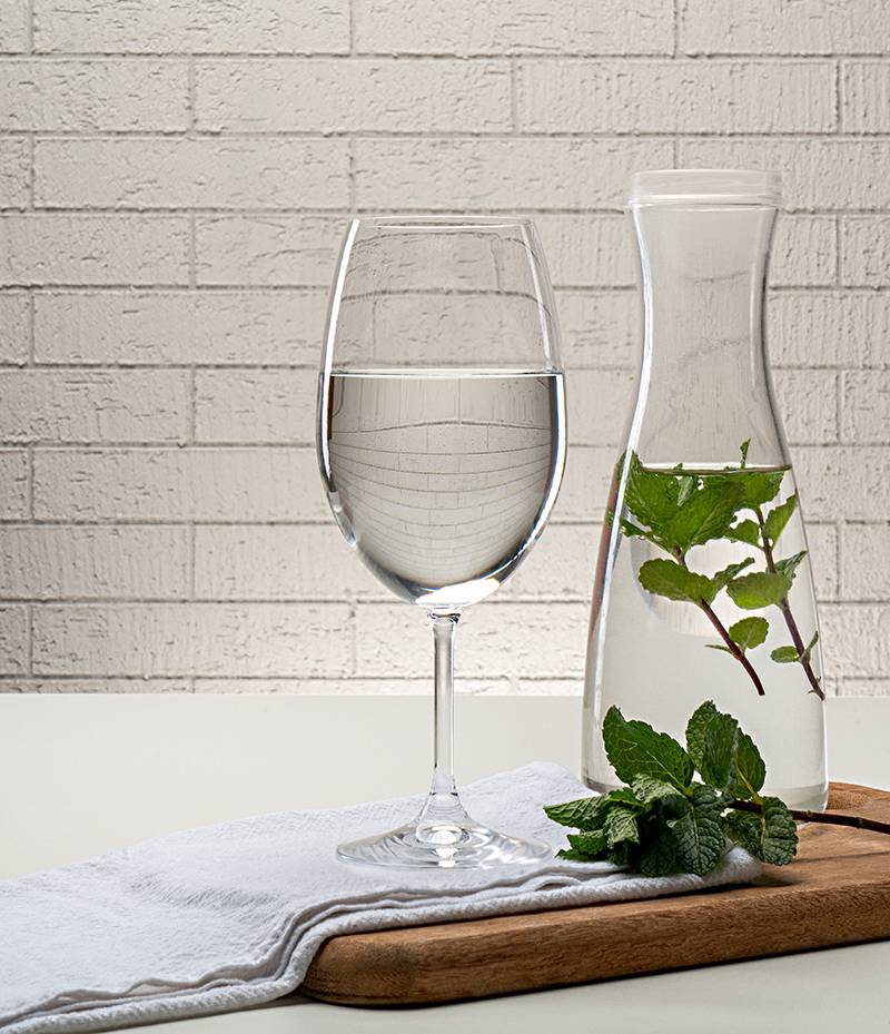 Jogo de 6 Taças de Cristal Bohemia para Água Fizzy 580 ML - Haus Concept