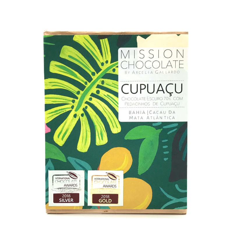 Chocolate 70% com Cupuaçu Mission Chocolate 60g