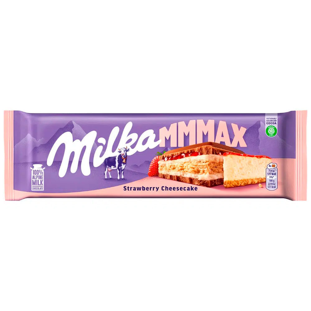 Chocolate Strawberry Cheesecake Milka 300g