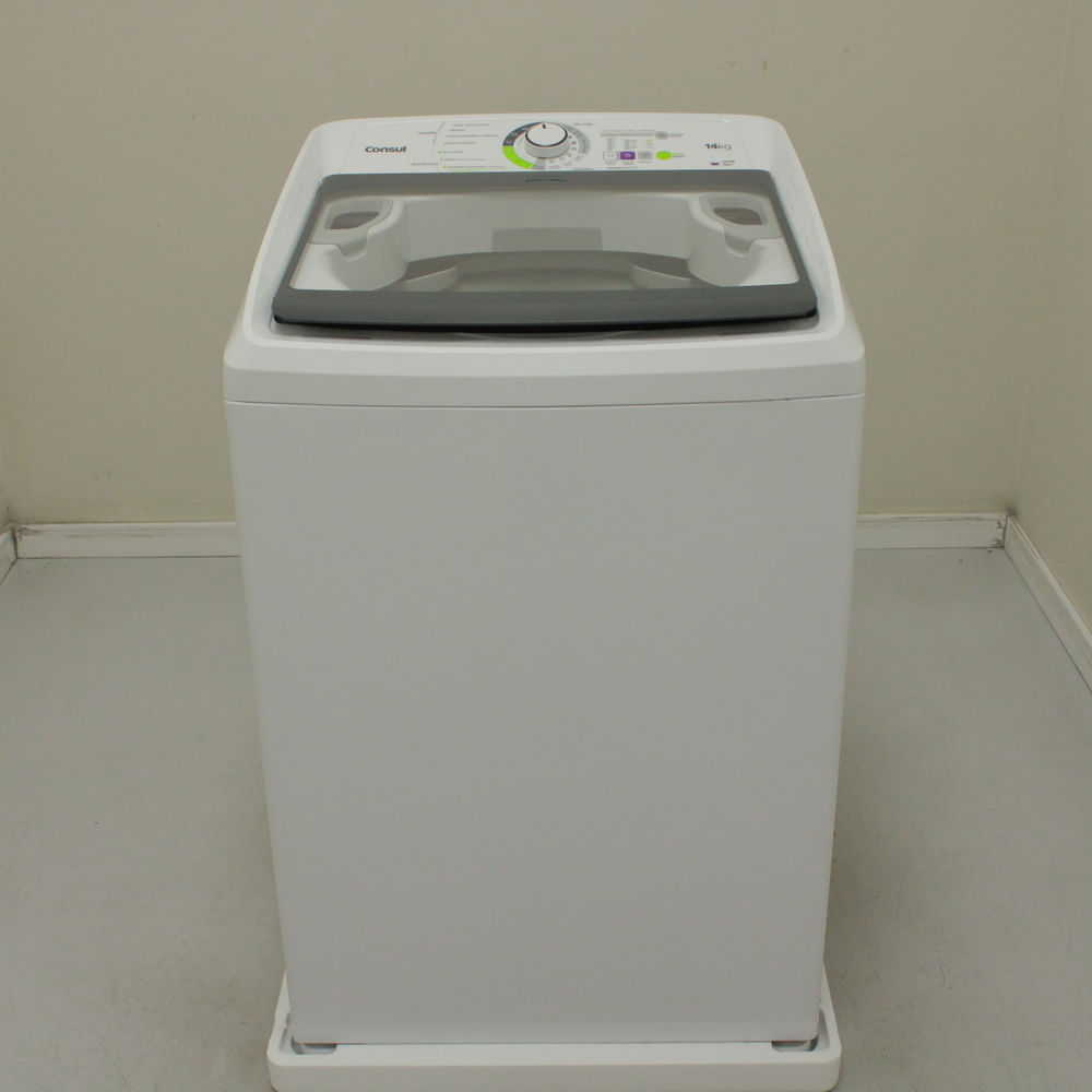 Máquina de Lavar Consul 14Kg branca com Dosagem Extra Econômica e Ciclo Edredom - CWH14ABAS1_WEXCELE_CB4295272