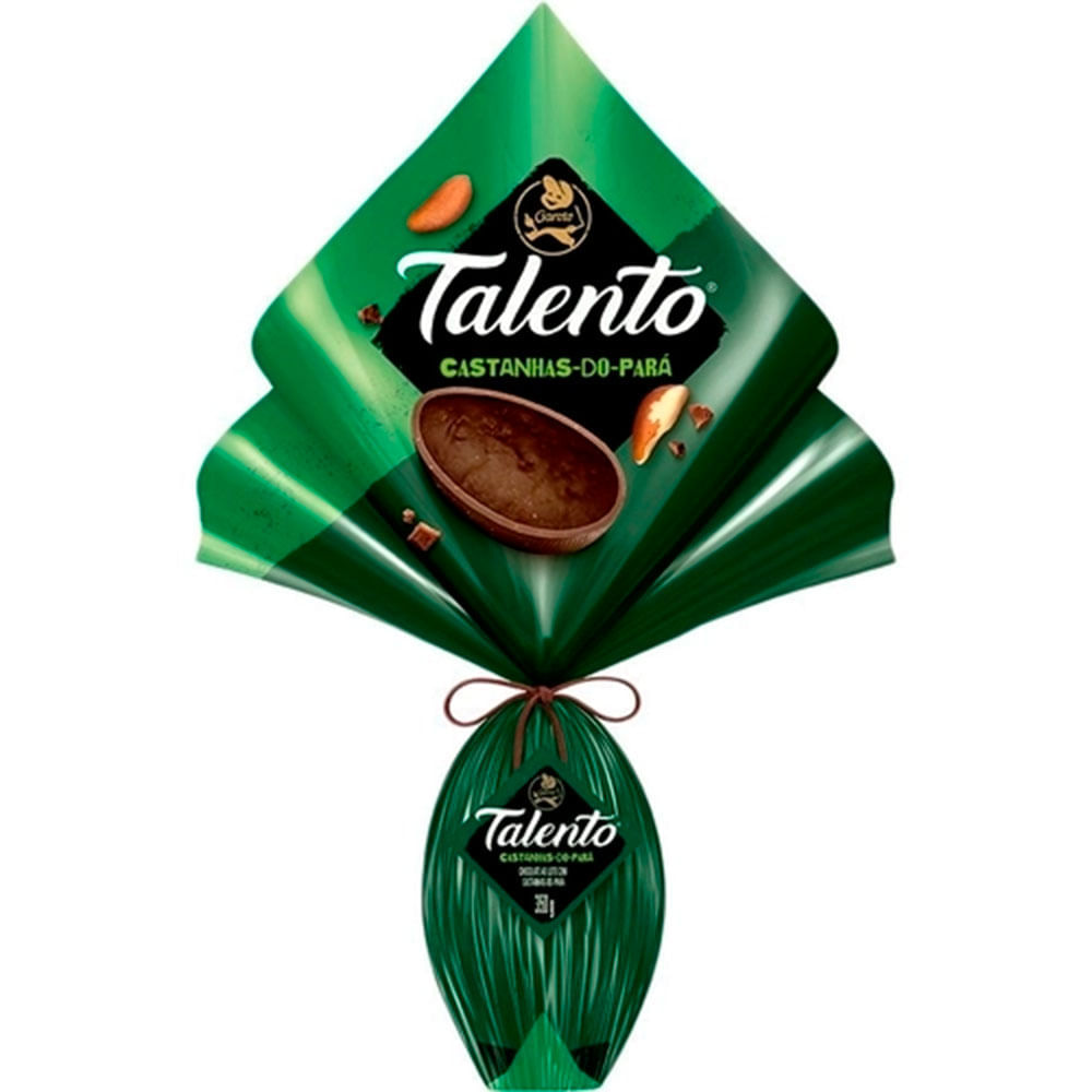 Ovo de Páscoa Castanha-do-Pará Talento Garoto 350g