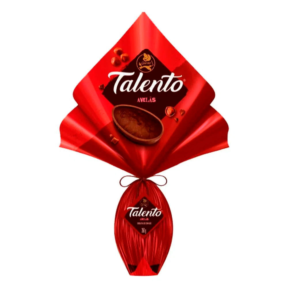 Ovo de Páscoa Garoto Talento Avelãs 350g