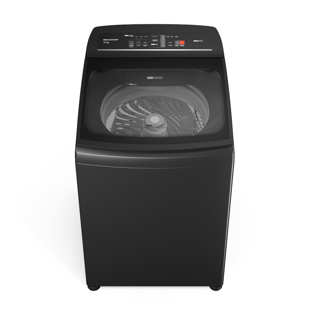 Máquina de Lavar Brastemp 15kg Cinza Platinum com Timer Pro - BWT15A9