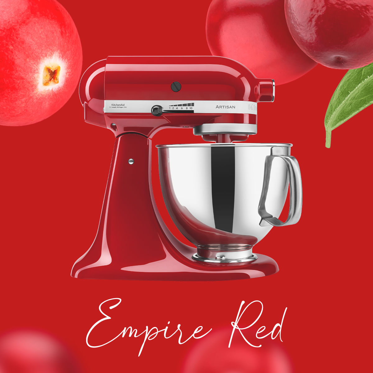 Batedeira Stand Mixer Artisan Empire Red KitchenAid - Compra Certa